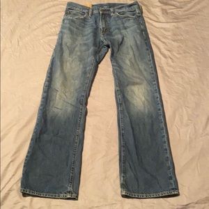 GAP size 28/30 low rise boot fit jeans nice jeans